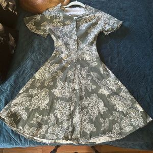 Fabulous floral swing dress